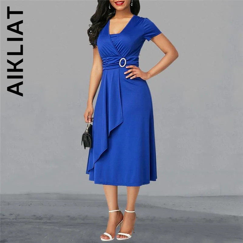 Платье Aikliat новинка женские праздничные платья недорогой корейский халат