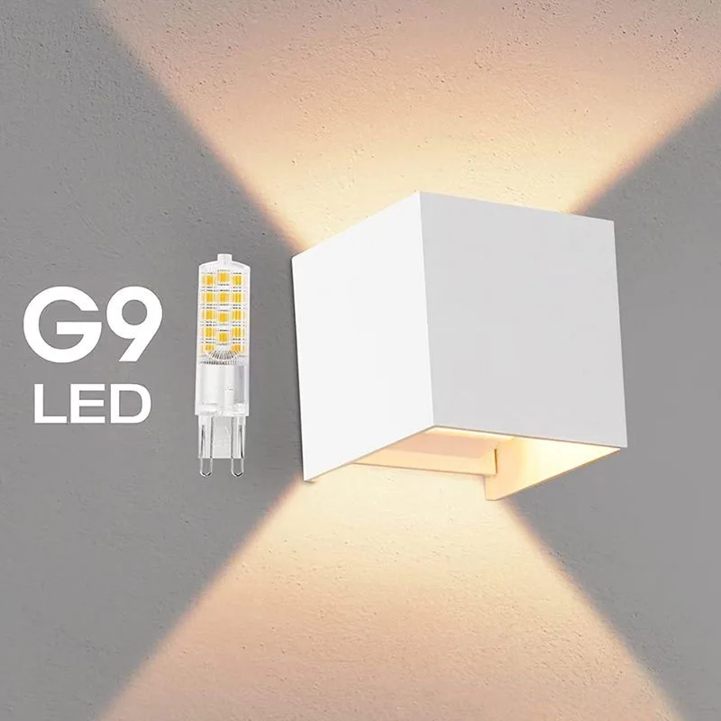 

Настенный светильник EE алюминиевый G9 LED 9Вт черный/белый