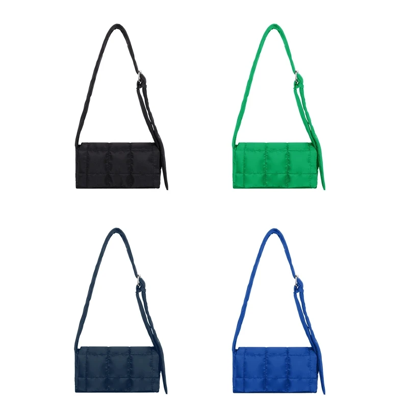 

Stylish Women Bag Retro Quilted Bag Travel Messenger Handbag Fashion Solid Color
