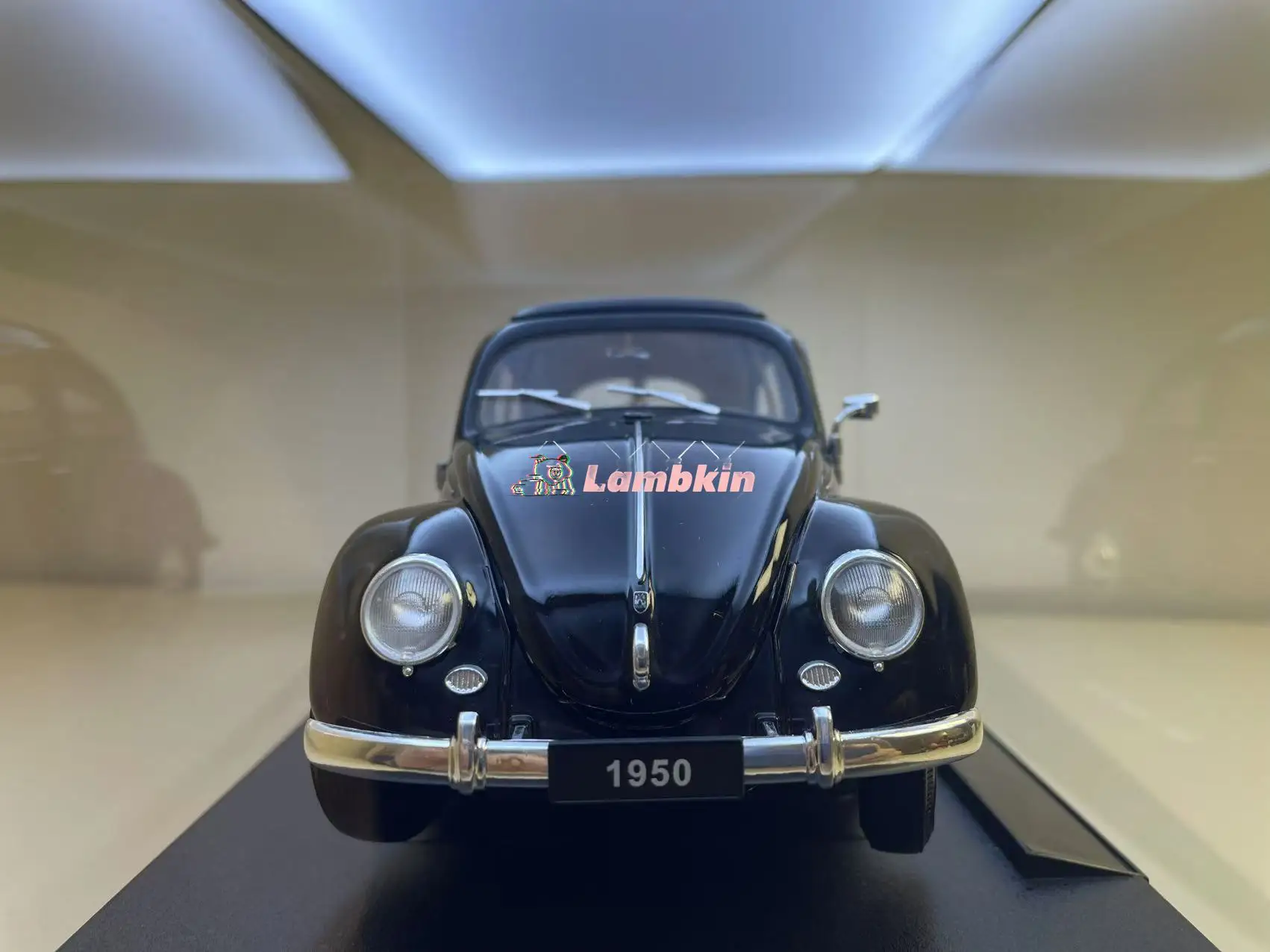 Оригинальная 1/18 VW kafer beetle 1950 классическая модель автомобиля редкая открывающаяся