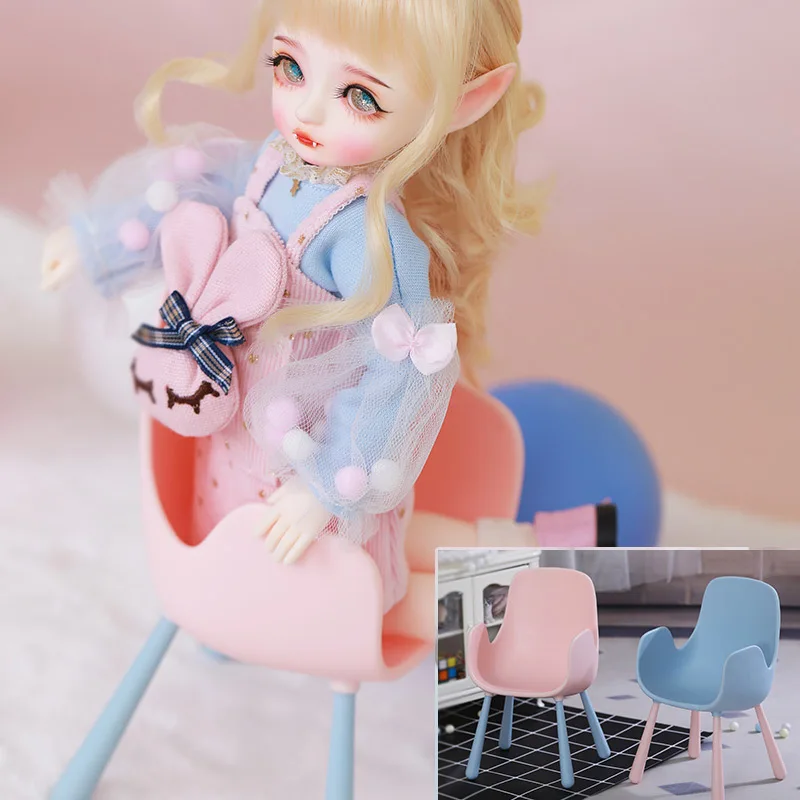 

BJD doll chair suitable for 1/6 size bjd doll fashion bjd doll furniture chair doll accessories (two colors)