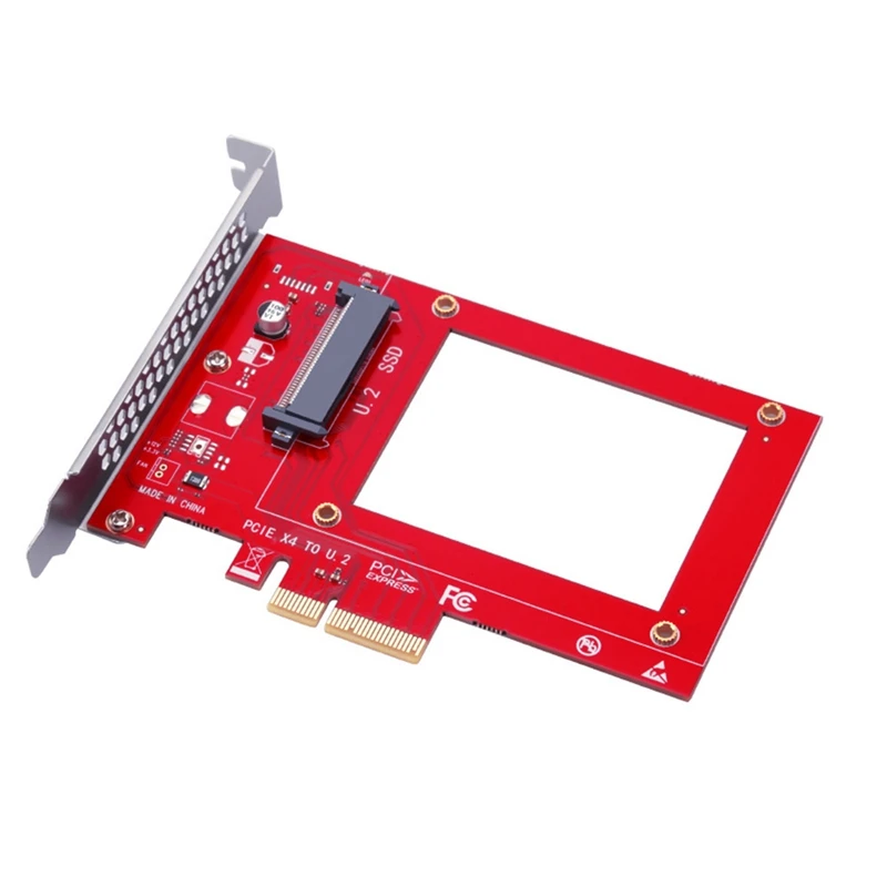 

U.2 To PCIE X4 Adapter Riser PCI Express Gen3.0 4X 8X 16X Slot Universal Board PCI-E To U.2 SSD Hard Drive Convert Card