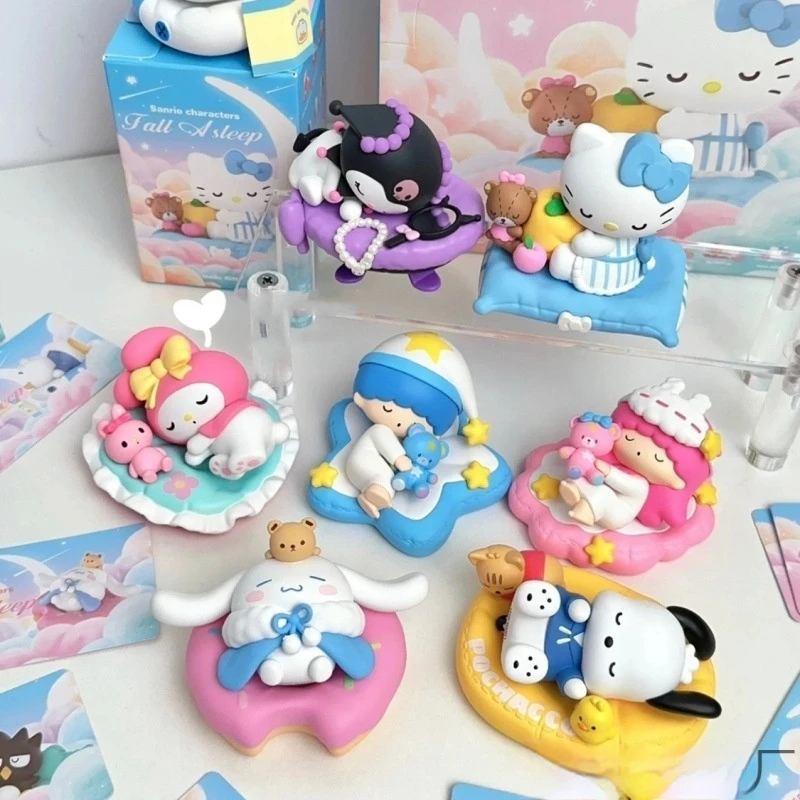 Miniso Kuromi слепая коробка Anran Sleep Series милая кукла ручной работы украшение для