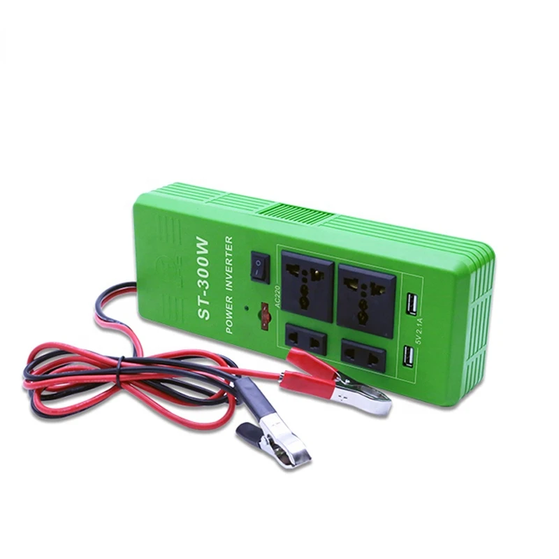 Universal Socket Converter Solar DC to AC 110v 12v 300w Inverter Portable Solar Power Inverter hybrid