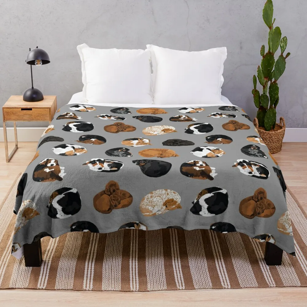 

Coonhound CurlThrow Blanket Extra Large Blanket Camping Blanket