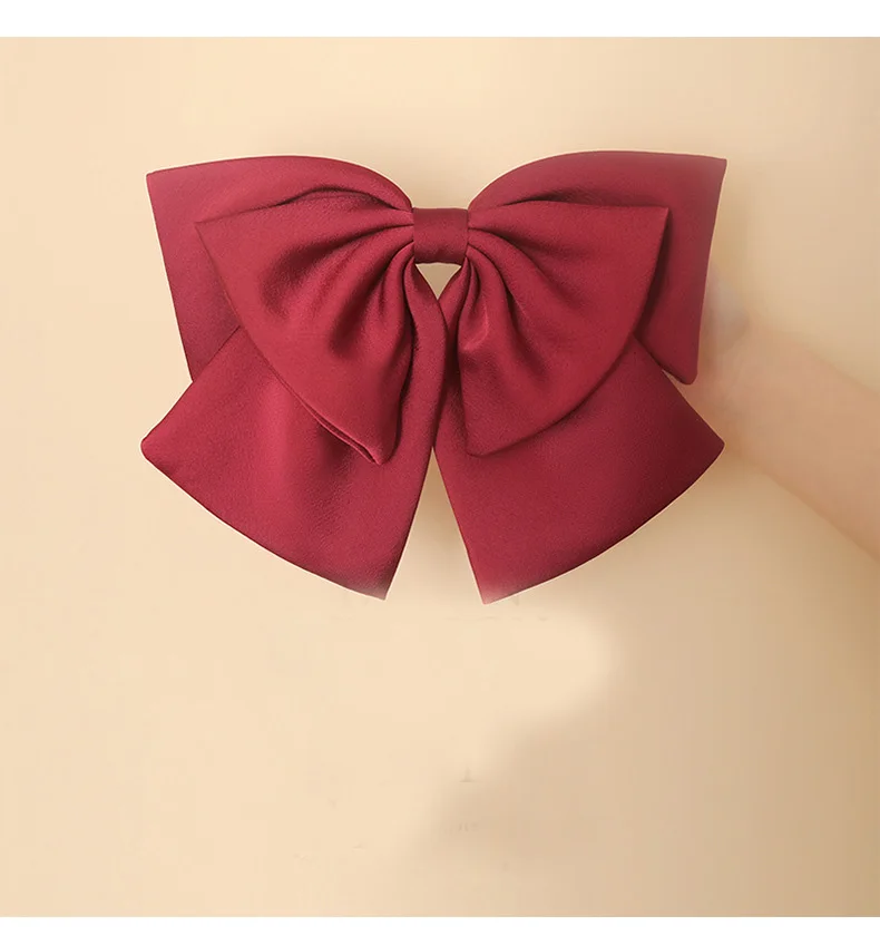 Женская заколка для волос с двойным бантом Французская конского хвоста