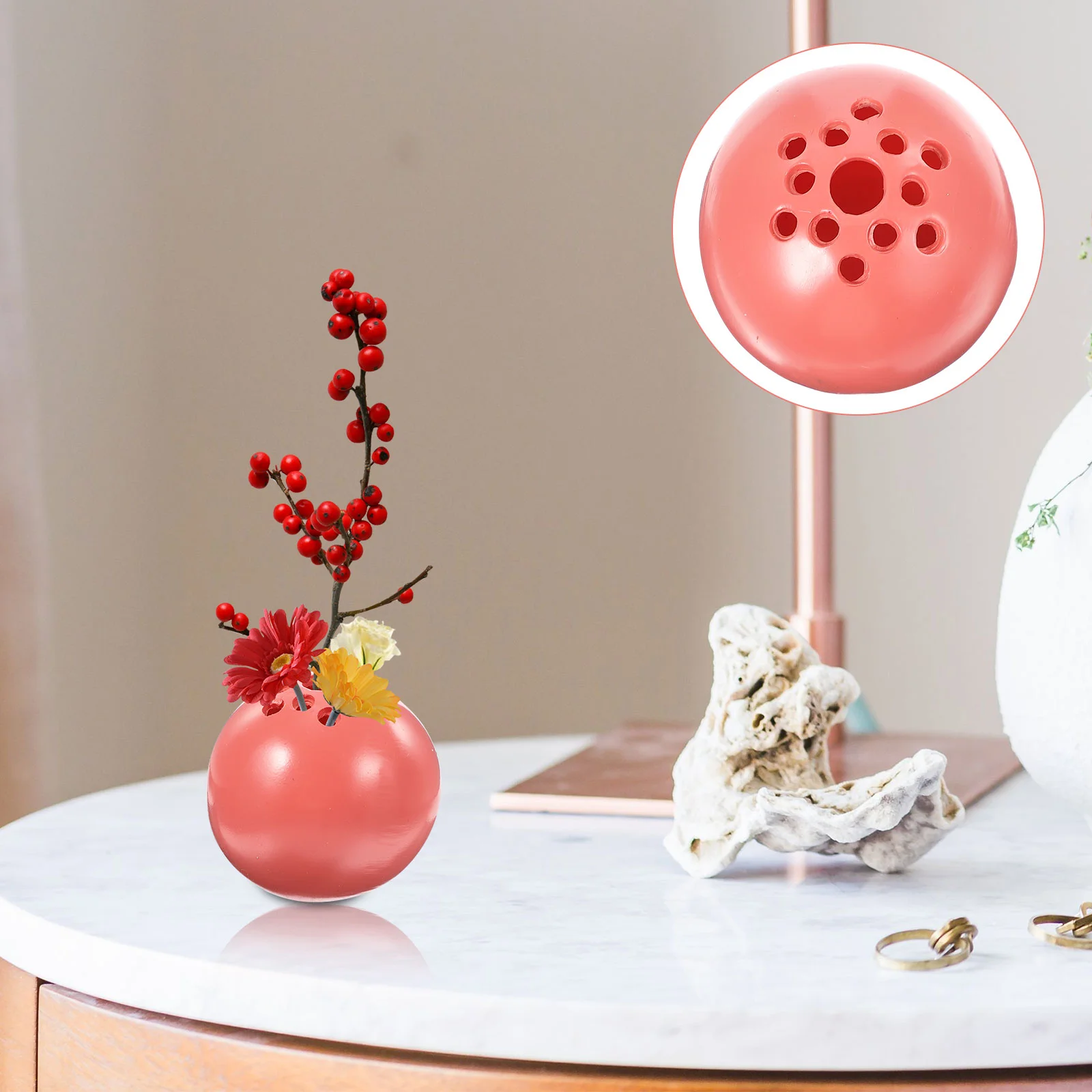 

Vase Flower Table Vases Ceramic Modern Decorative Resin Dried Farmhouse Decor Centerpieces Miniature Floral Container