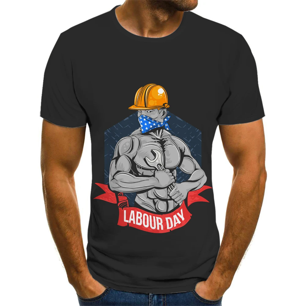 

Летняя уличная футболка с графическим принтом для рабочего дня, уличная одежда для мужчин, Рубашки, Топы, летняя футболка, футболки