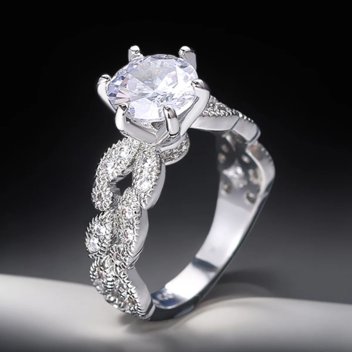 Новые свадебные обручальные кольца для женщин роскошные женские ювелирные