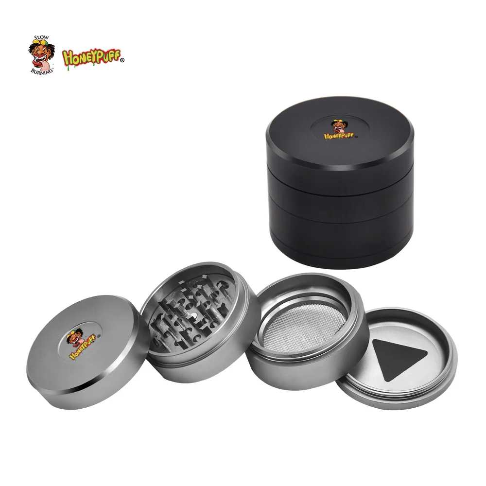 

HONEYPUFF 63MM 4 Layers Metal Removable Crusher
