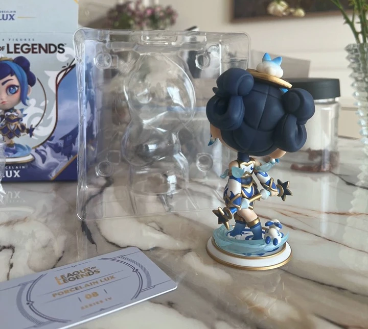В наличии: Коллекционная фигурка League of Legends Blue Porcelain Lux 12.6см, лимитированная серия «Год Дракона», аниме-модель, модная настольная кукла (art.: 3920da79e31d5) - 3920da79e31d5