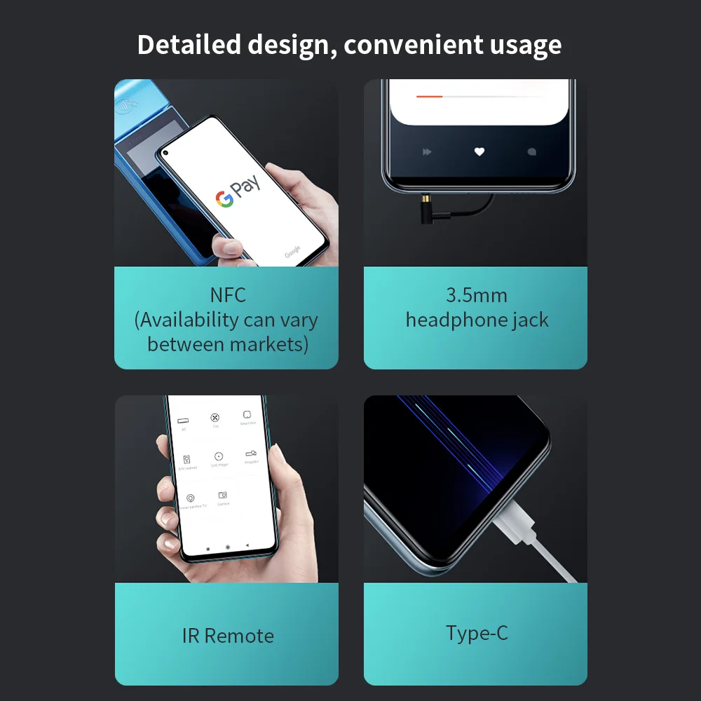 Global Version Xiaomi Redmi Note 9 3GB RAM 64GB 128GB ROM Smartphone MTK Helio G85 Octa Core 48MP Quad Rear Camera  5020mAh Cell