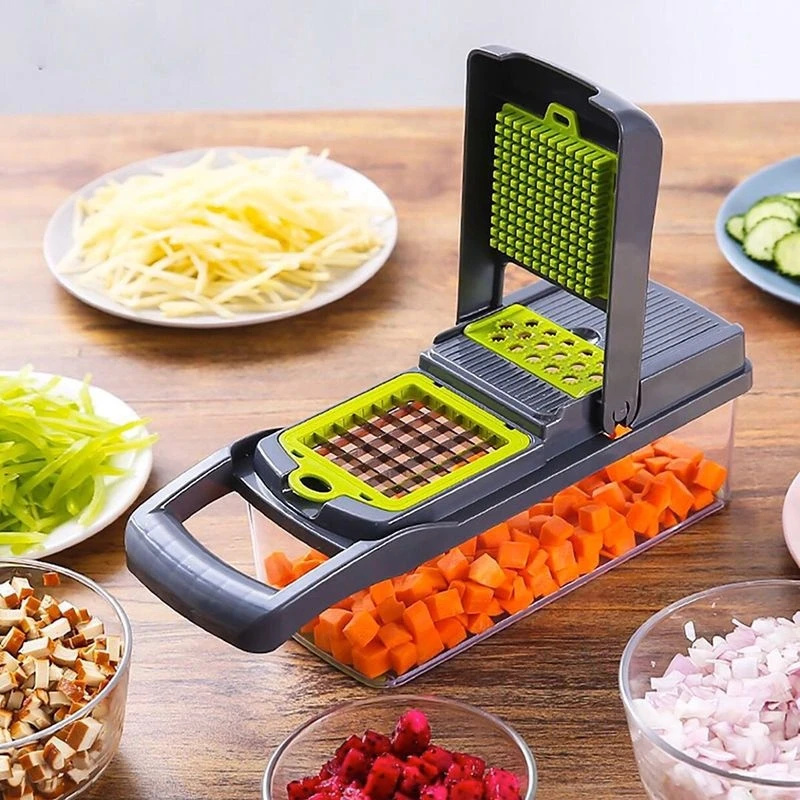 8in1multifunctional vegetable cutter potato slicer carrot grater kitchen accessories gadgets steel blade kitchen tool овоще
