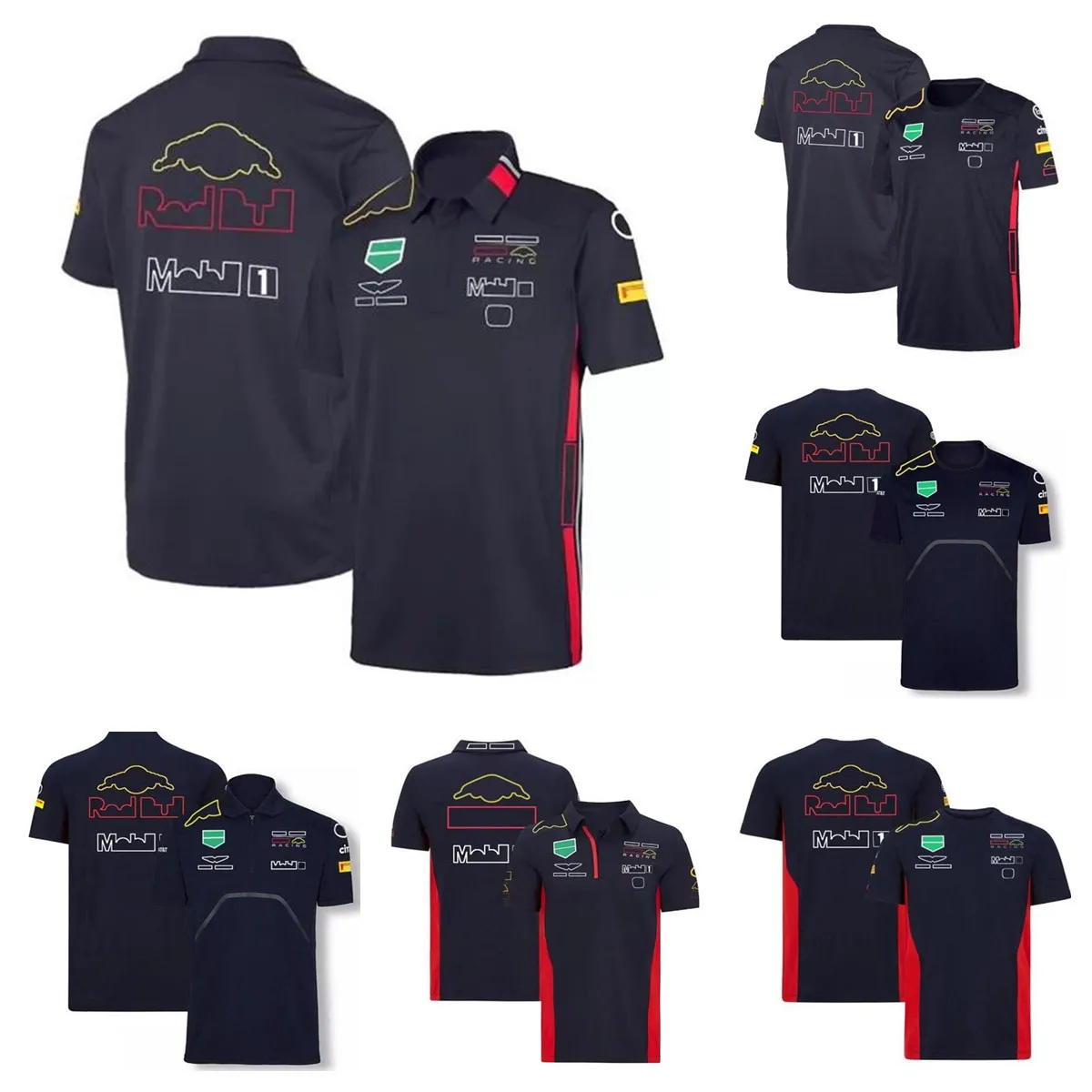 

F1 Formula One T-shirt summer team short-sleeved shirt with the same custom