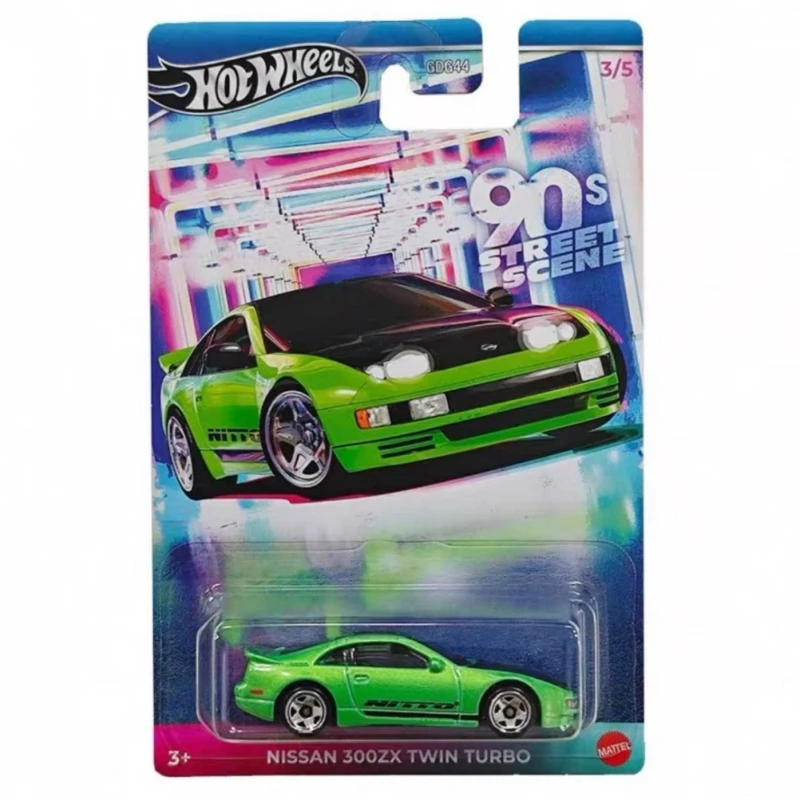 Фото Горячие оригинальные Hot Wheels Silver Elevation, обычный вид на улицу 90-х годов Gdg44, высококачественная игрушечная модель автомобиля из сплава, детский подарок на день рождения №2