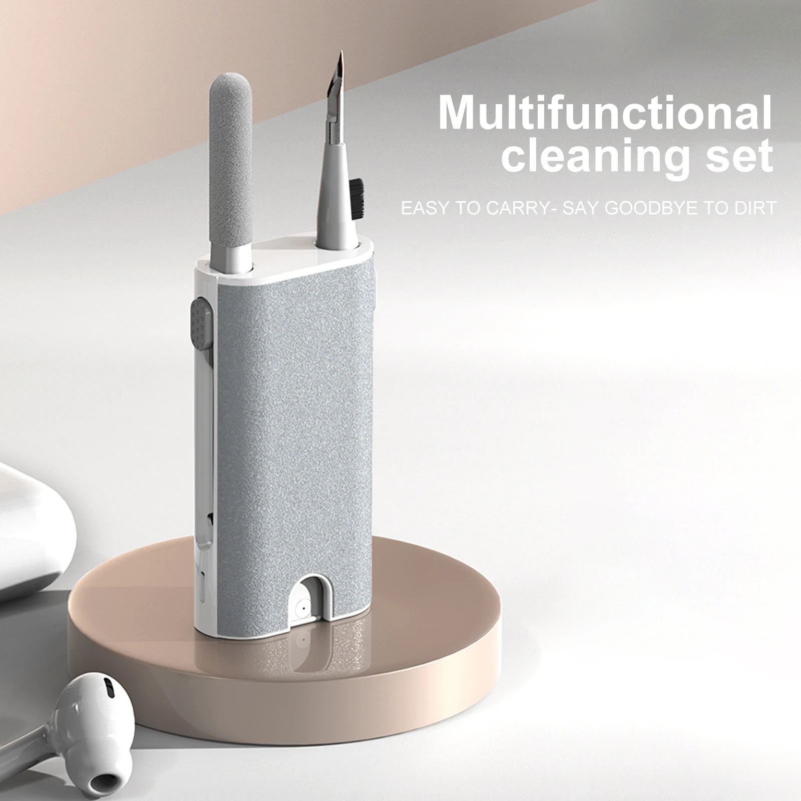 

6in1 Deep Cleaner Kit for Airpods Pro 1 2 Bluetooth Earbuds Cleaning Pen Airpods Case Cleaning Tool for iPhone Xiaomi Samsung