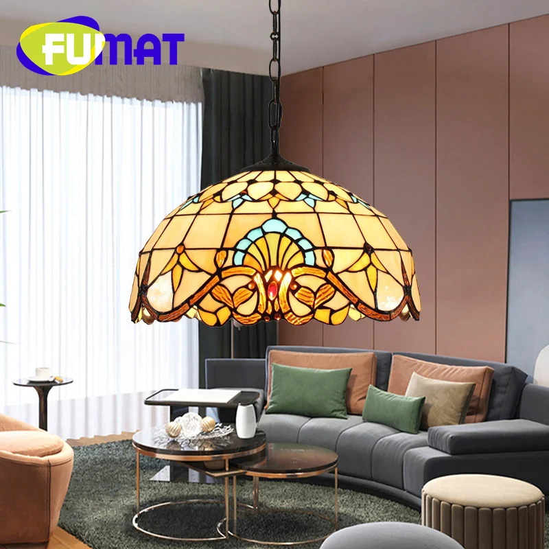 FUMAT Tiffany винтажный стиль рандомное искусство в стиле барокко ресторан гостиница
