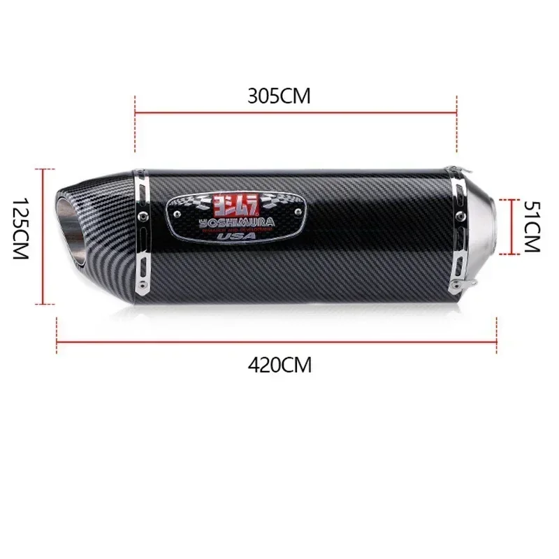 Универсальная мотоциклетная выхлопная труба yoshimura r77 51 мм db глушитель для honda pcx 125