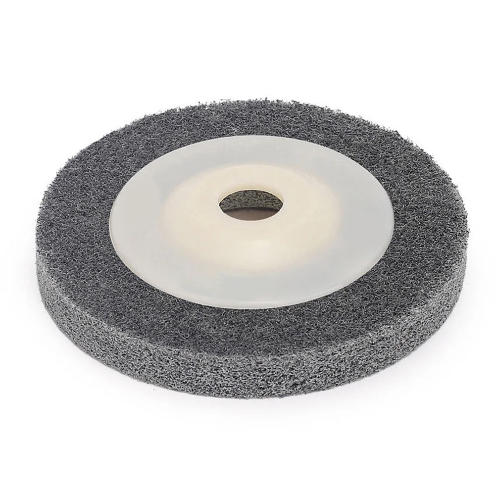 

Tool Buffing Wheel 4 Inch Dark Gray Abrasive Flap Metal Wood Nylon Fiber Polishing Buffing Wheel Pad Disc 1pcs
