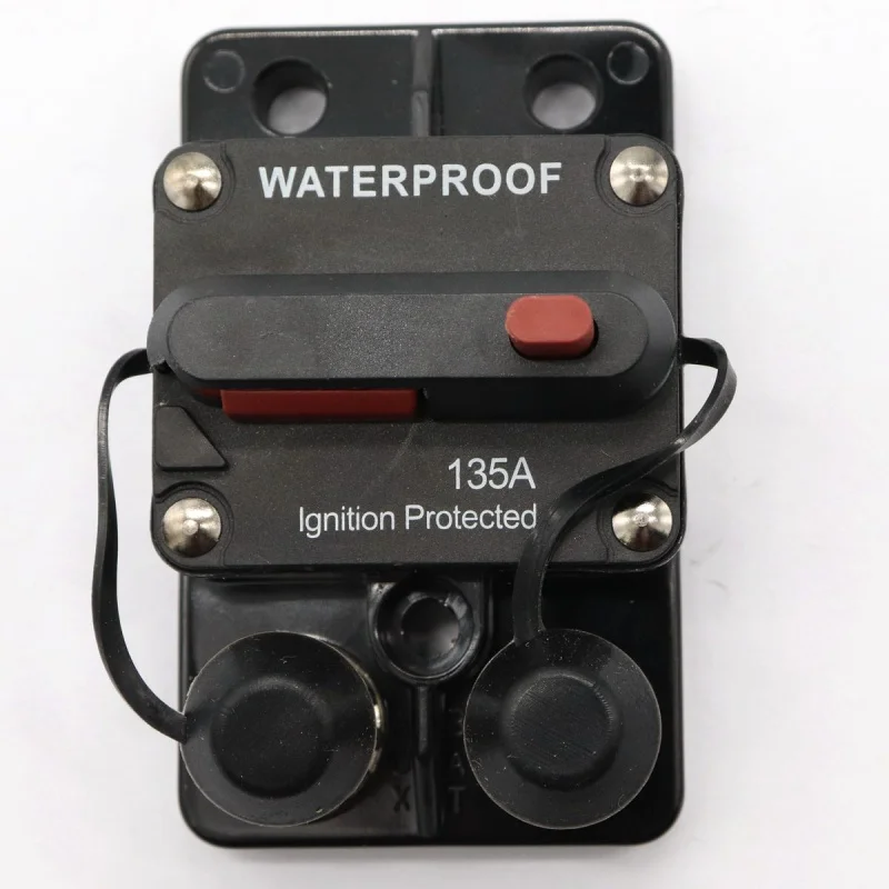 

Auto Yacht Manual Switching Reset135ACircuit Breaker Single-Sided Double Stud Overload Protective Belt Switch