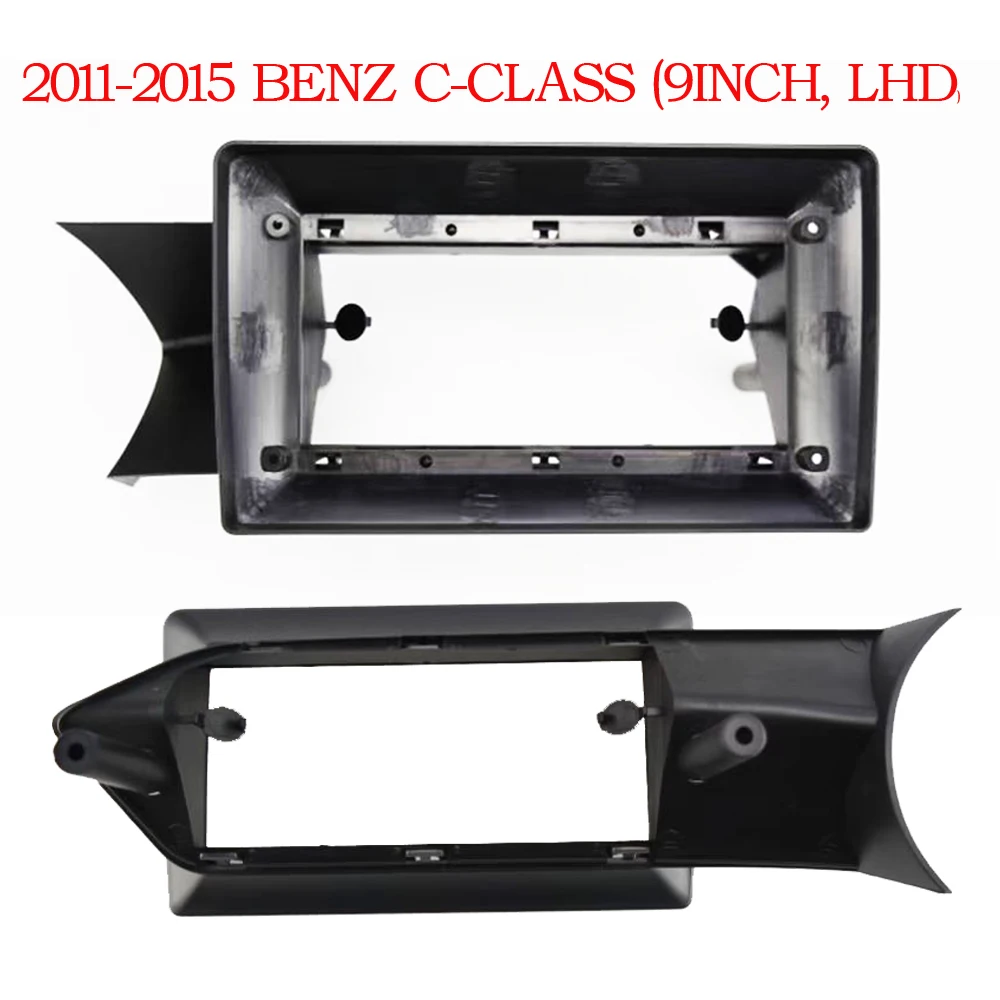 

Wholesale 3pcs 9 INCH Android Audio Car frame Kit Cable Fascia Panel For Mercedes Benz C Class W204 C204 S204 2011 2012-2015