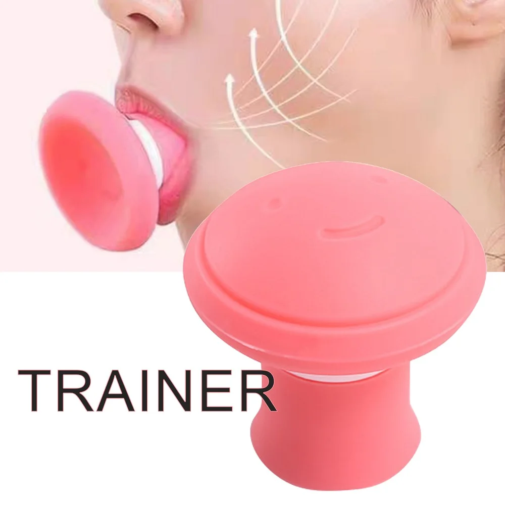 

Silicone V-Face Beauty Face-Lifting Artifact Facial Masseter Mouth Corner Trainer Facial Lifter Exerciser Suction Training Tool