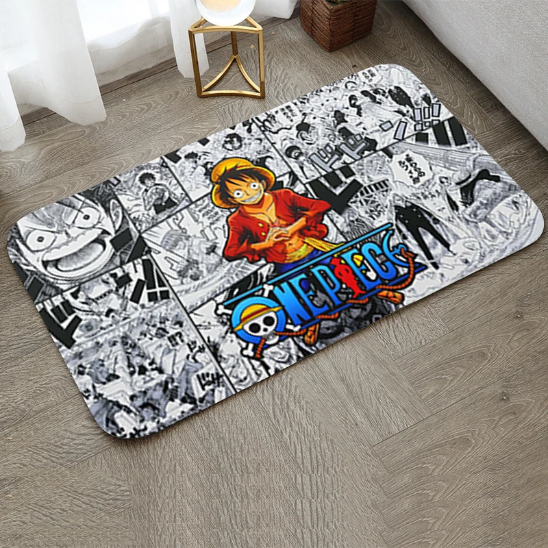 

One P-Piece Non-slip Mat Japanese Anime Bathroom Rug Balcony Room Mats Kitchen Carpet Foot Bath House Entrance Door Floor Home