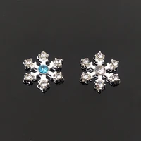 10pcs snowflake alloy nails part charms whiteblue diamond nails decorations accessories 2022 new nails 3d rhinestone 1 21 4cm