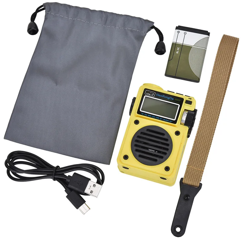 Новинка 2021 портативный Радиоприемник HRD 701 Полнодиапазонный FM/MW/SW/WB Bluetooth динамик