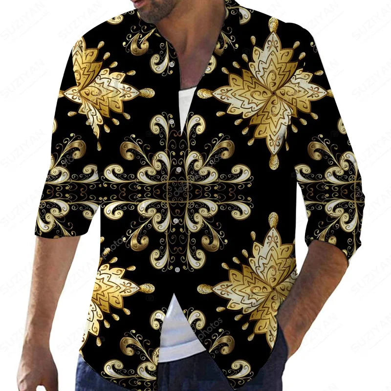 

Patterns Hot Selling Clothing Korean Version Summer Men Funny Patterns Free Ethnic Features New Arrivals Gothic Top Men Plants