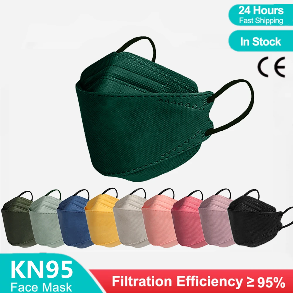 Маска для взрослых ffp2 mascarillas kn95 сертифицированные маски лица fpp2 одобренная