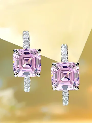 Женские серьги-гвоздики из серебра 925 пробы