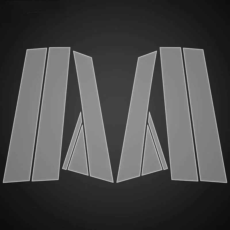 Для INFINITI QX60 14-20 B/C-Pillars прозрачная защитная пленка из ТПУ ремонтная против царапин