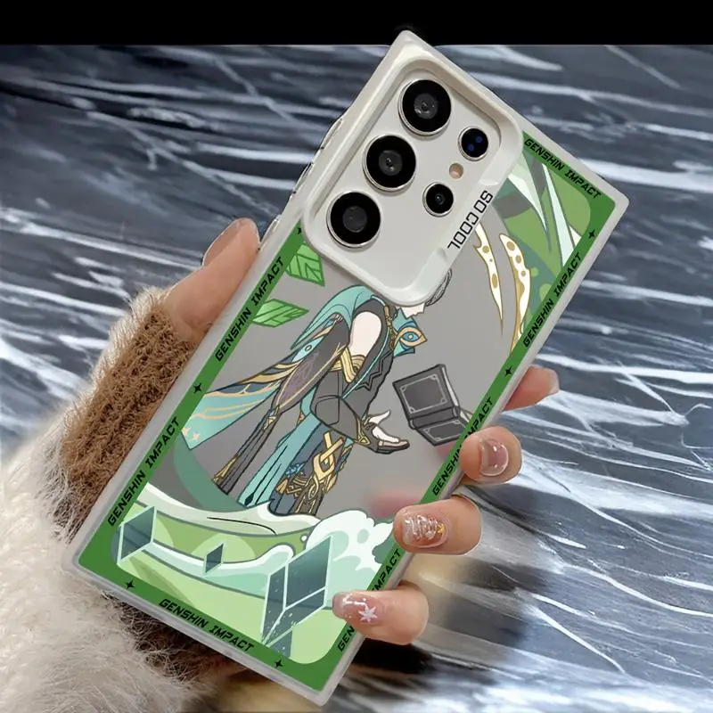 Мультяшные крутые Чехлы alhaiтэм Nilou для телефонов Samsung Galaxy S24 Ultra чехол S22 S20 FE S21 Plus