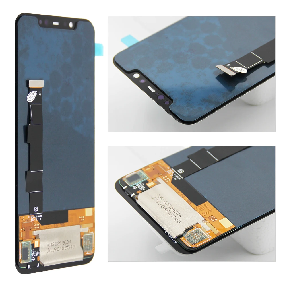 Сменный ЖК-дисплей 6 21 дюйма Super AMOLED Mi 8 цифровой сенсорный экран с рамкой в сборе