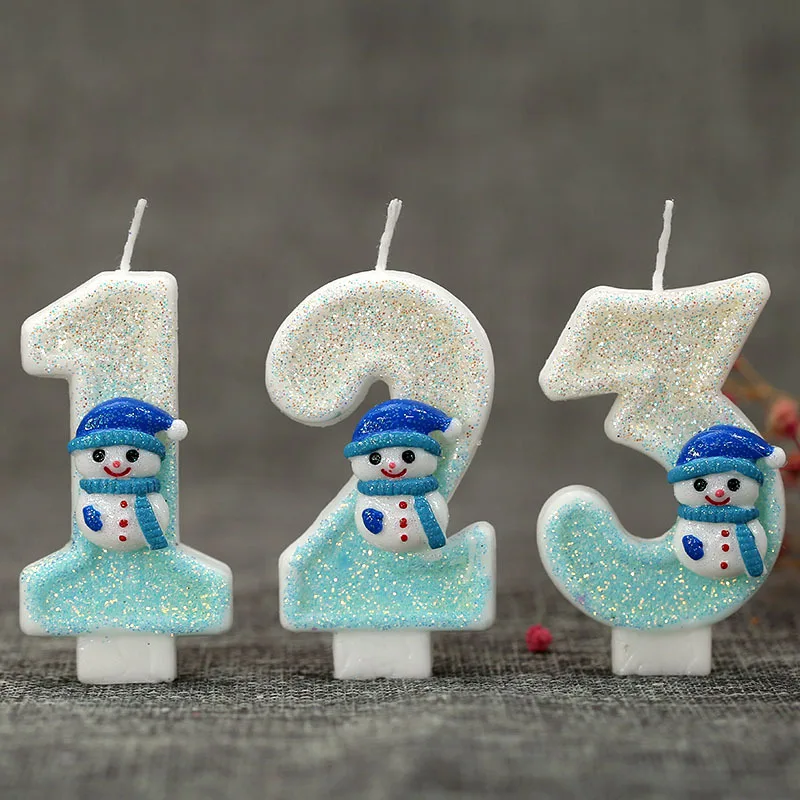 Рождественская Корона Снеговика С Днем Рождения Розовый Цветок Торт Топпер