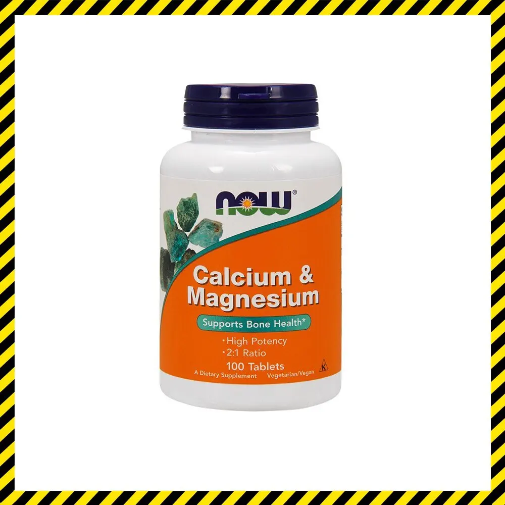 Кальций Now Magnesium &amp Calcium 100 табл. 33 порции | Красота и здоровье