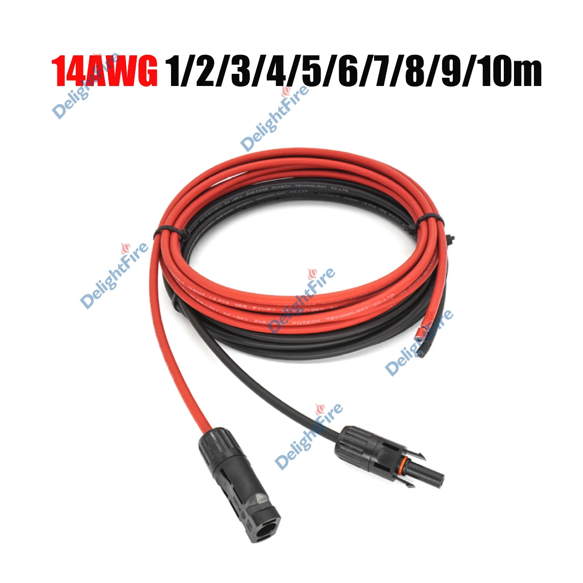 14 AWG Удлинительный кабель для солнечной панели 2 5 мм2 Фотоэлектрический провод с