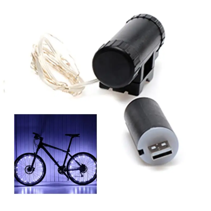 

20 LEDs Bicycle Light Wheel Rim Spoke Clip Tube Safety Warning Light Cycling Strip Reflective Reflector Bike Bicycle Accessories