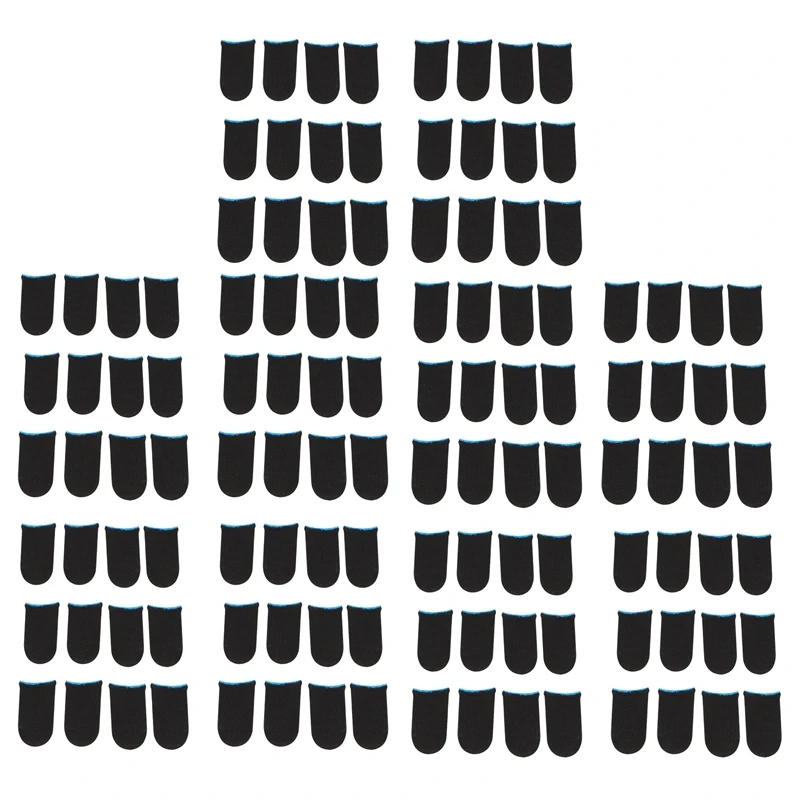 

18-Pin Carbon Fiber Finger Sleeves For PUBG Mobile Games Contact Screen Finger Sleeves(120 Pcs)