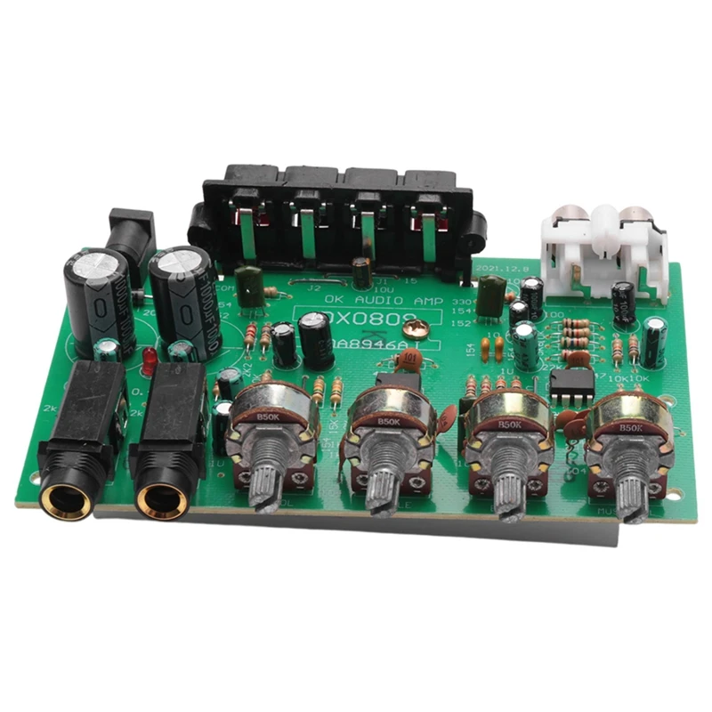 

40W+40W TDA8944 Stereo Audio Amplifier Board Digital Microphone Amplifier Car Amp Tone Control Speaker Karaoke Amplifier