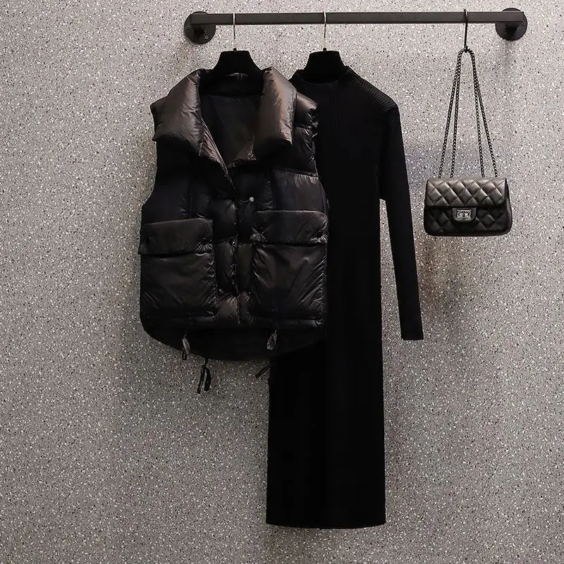 Осенне-зимний новый комплект женское корейское издание модное снижение возраста