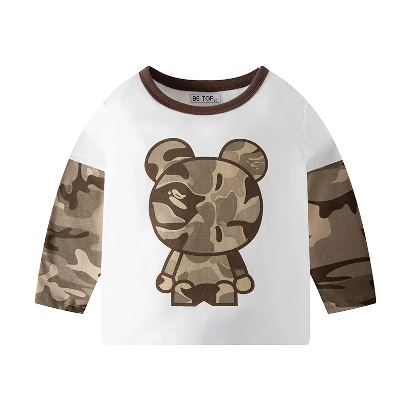 Kids Clothing Boys Girls T-Shirt Spring Autumn New Design Cartoon Long Sleeve Tees Child Tops