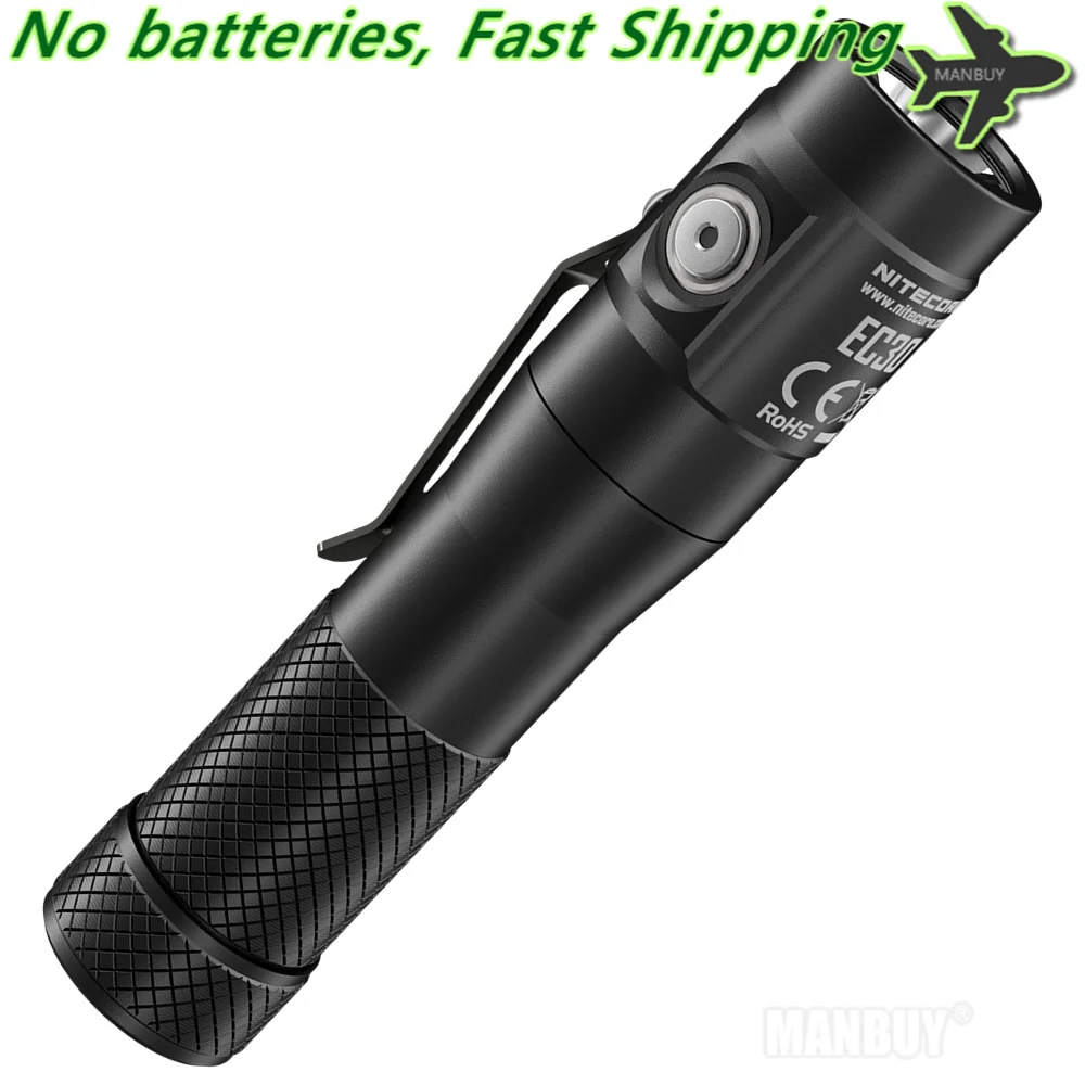 

NITECORE EC30 1800 Lumens CREE XHP35 HD LED Flashlight Waterproof Outdoor Camping Hiking Portable Torch Without 18650 Battery
