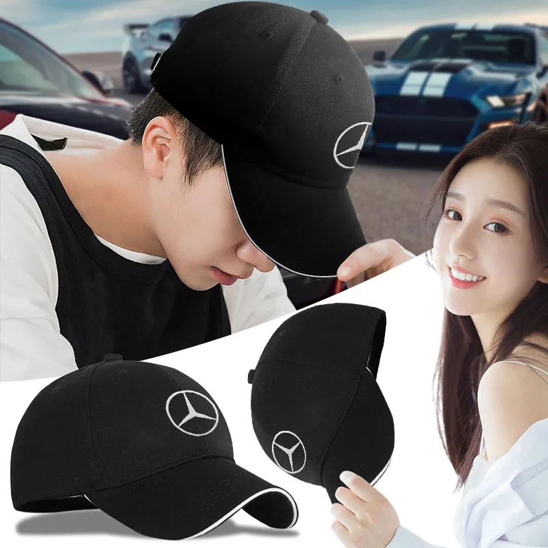 Nissan Logo Hat Стильная уличная регулируемая солнцезащитная шляпа для Mercedes Benz A B C E G R S