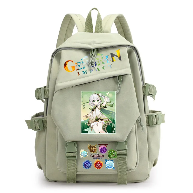 

Genshin Impact teenage student schoolbags various colors outing travel bag children's backpack cartoon printing backpack