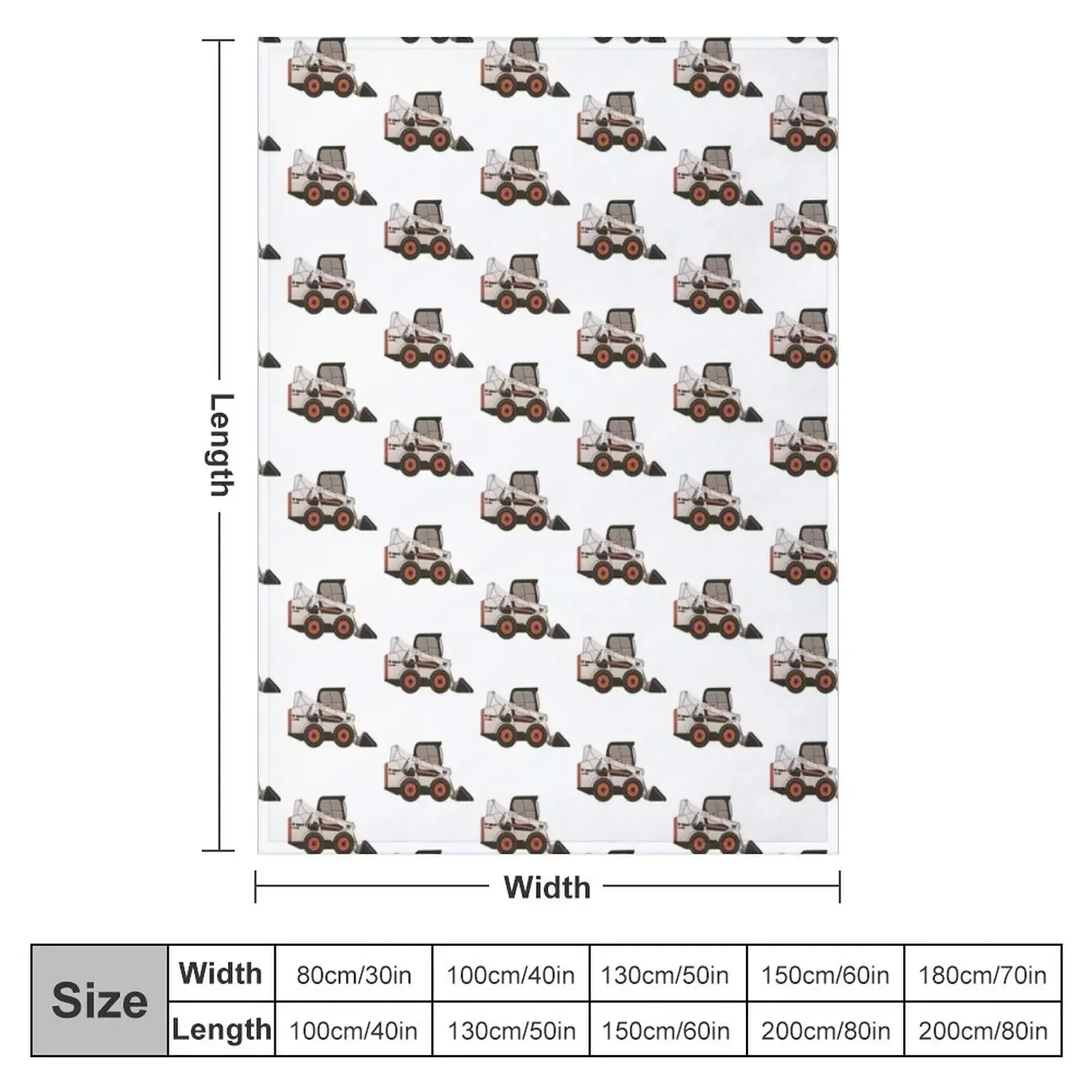 Одеяло Bobcat Skidsteer роскошные одеяла для кемпинга