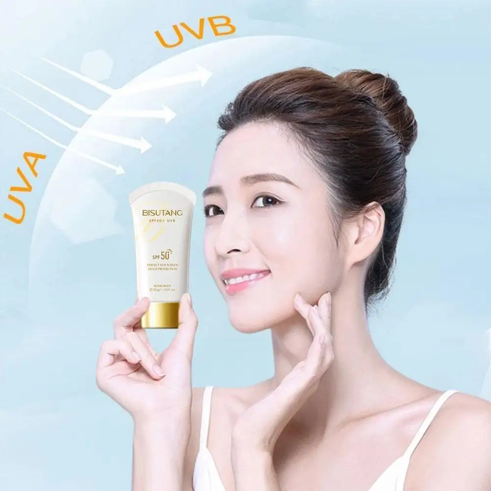 

Spf 50 Hydrating Screen Body Skin Protective Block Oil-control Moisturizing Cream Anti-aging Hot Whitening 30g W6z8