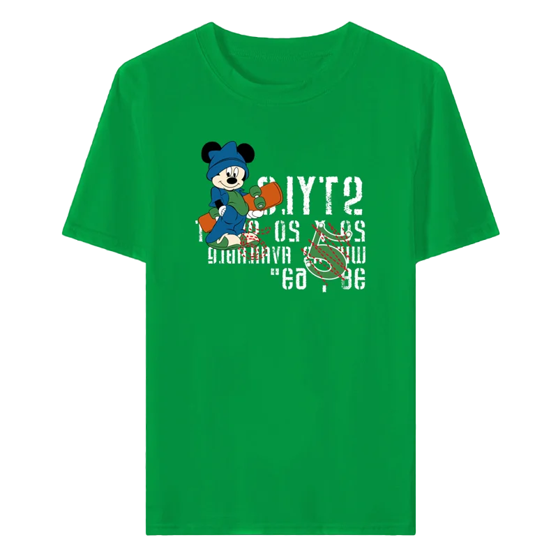 

Disney T-Shirt Graphic Cartoon Summer Outdoor Leisure Kids Family T-Shirt Creative Comfortable