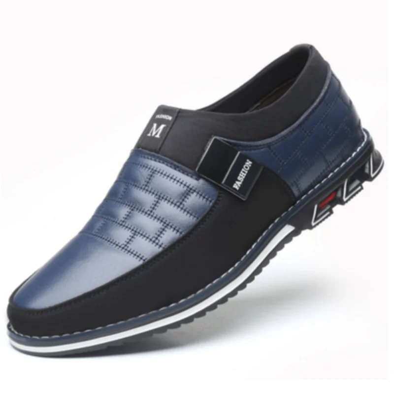 

Мужские кожаные туфли, деловая повседневная спортивная обувь, дышащие кроссовки, лоферы, большие размеры, весна-осень